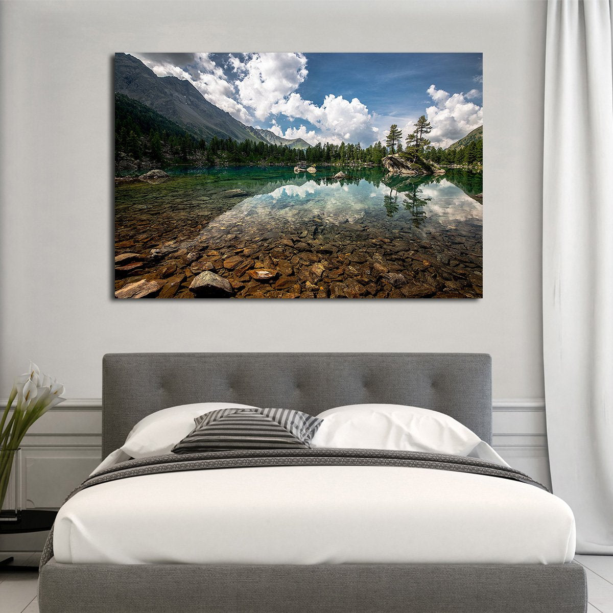 Fly Fishing Spot Multi Panel Canvas Wall Art