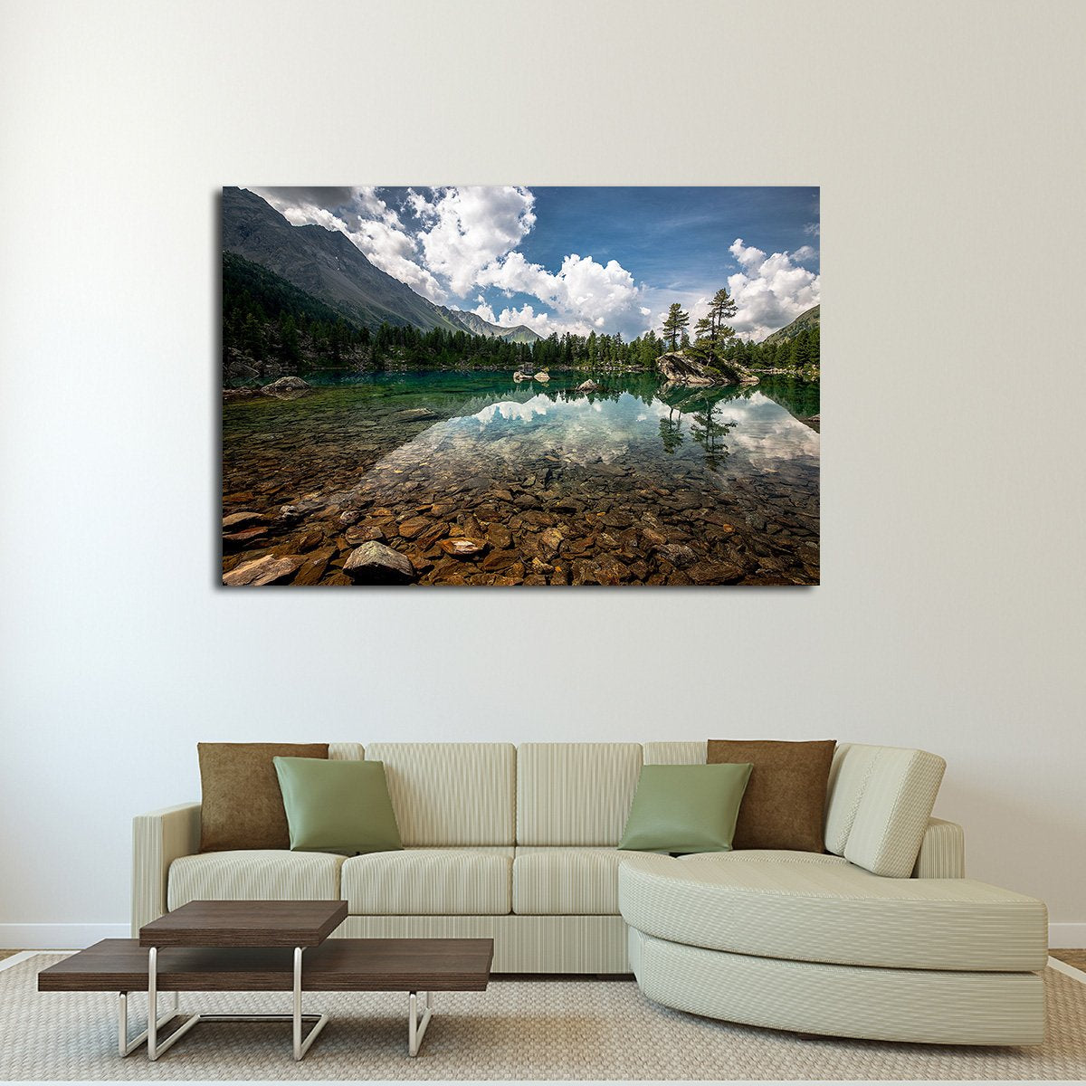 Fly Fishing Spot Multi Panel Canvas Wall Art