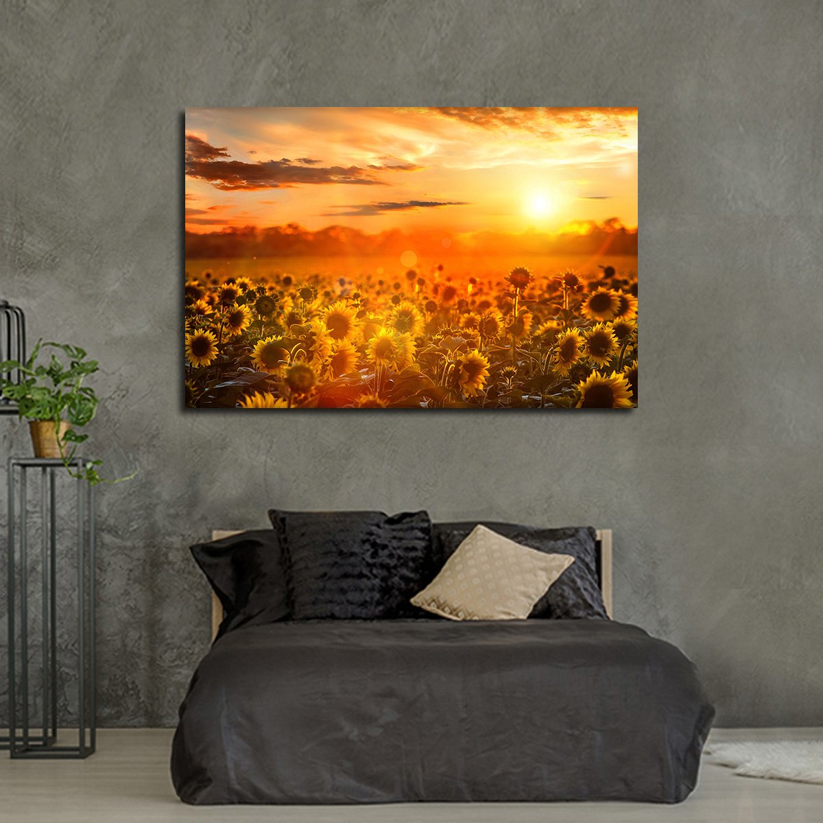 Follow The Sunshine Multi Panel Canvas Wall Art