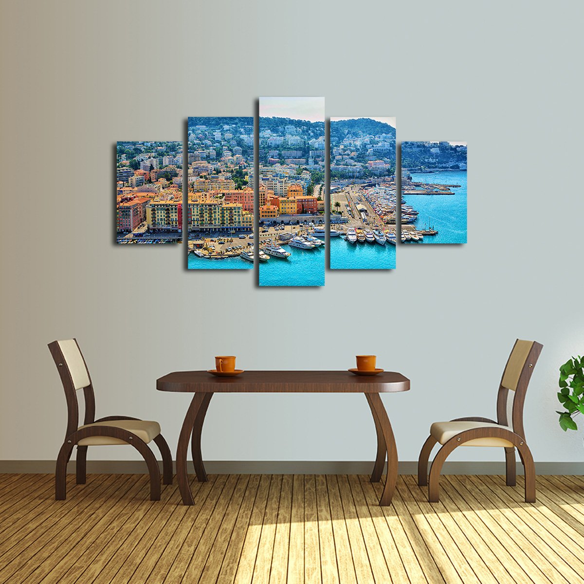 French Riviera Multi Panel Canvas Wall Art