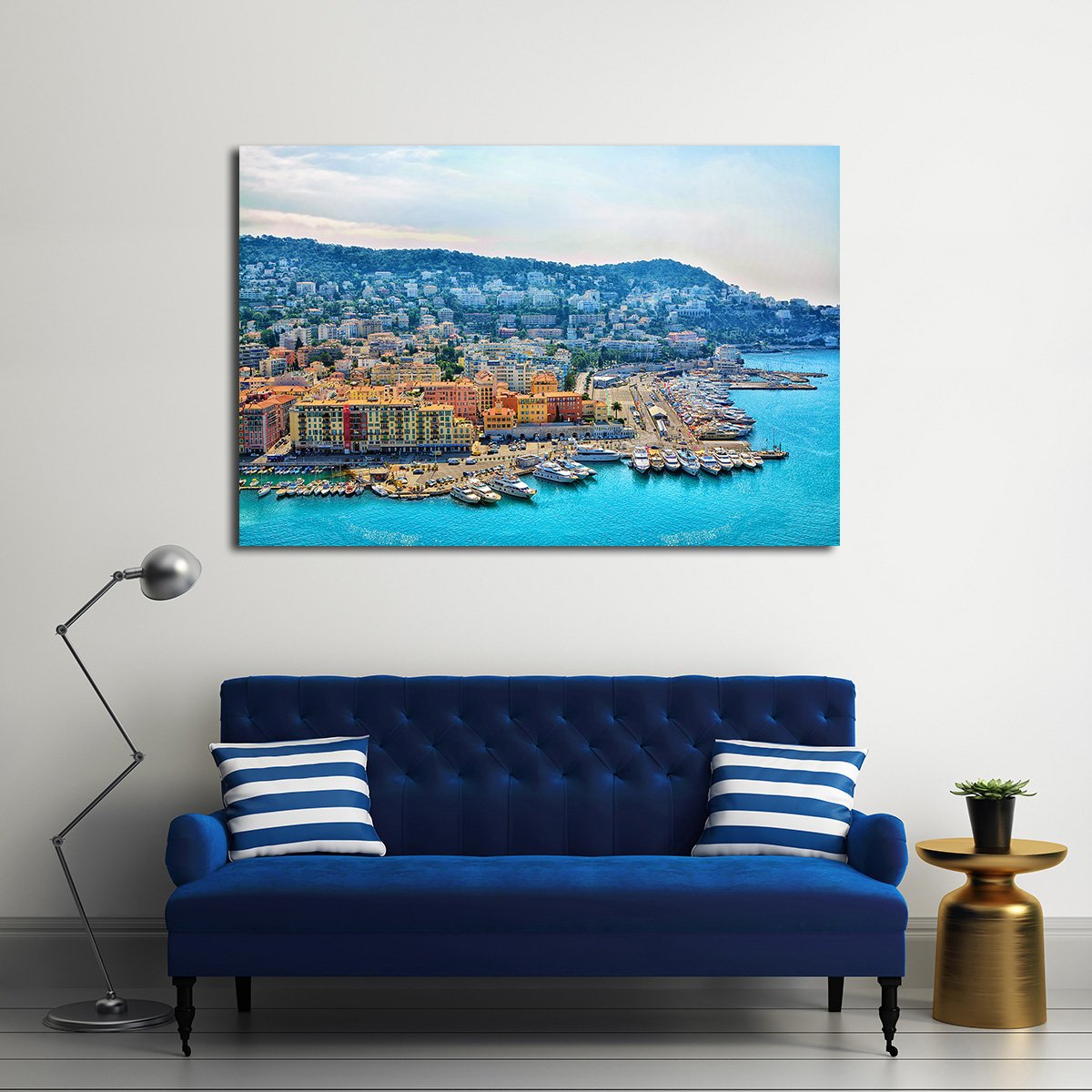 French Riviera Multi Panel Canvas Wall Art