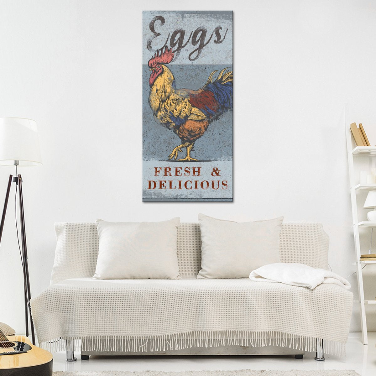 Fresh Eggs Multi Panel Canvas Wall Art