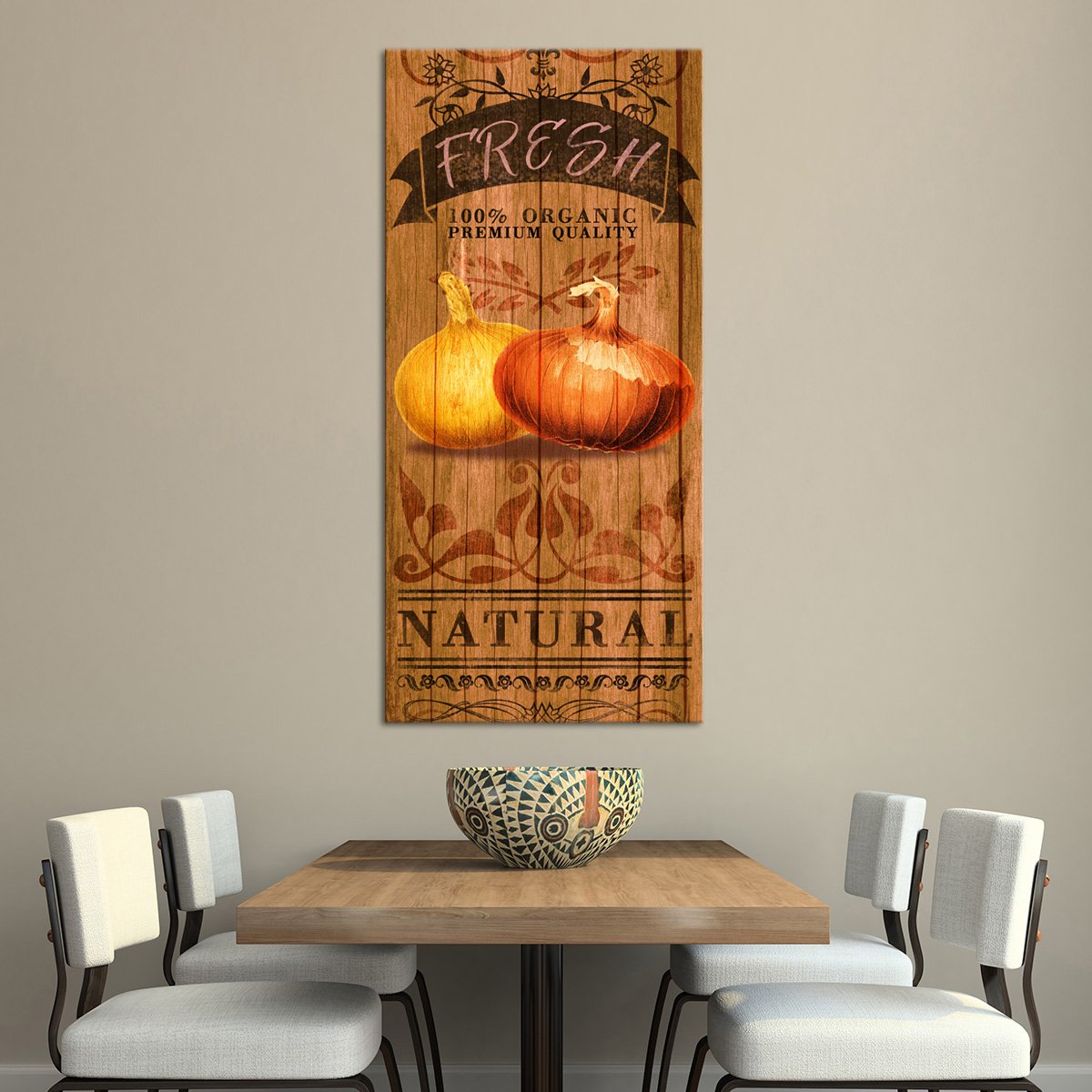 Fresh Onions Multi Panel Canvas Wall Art