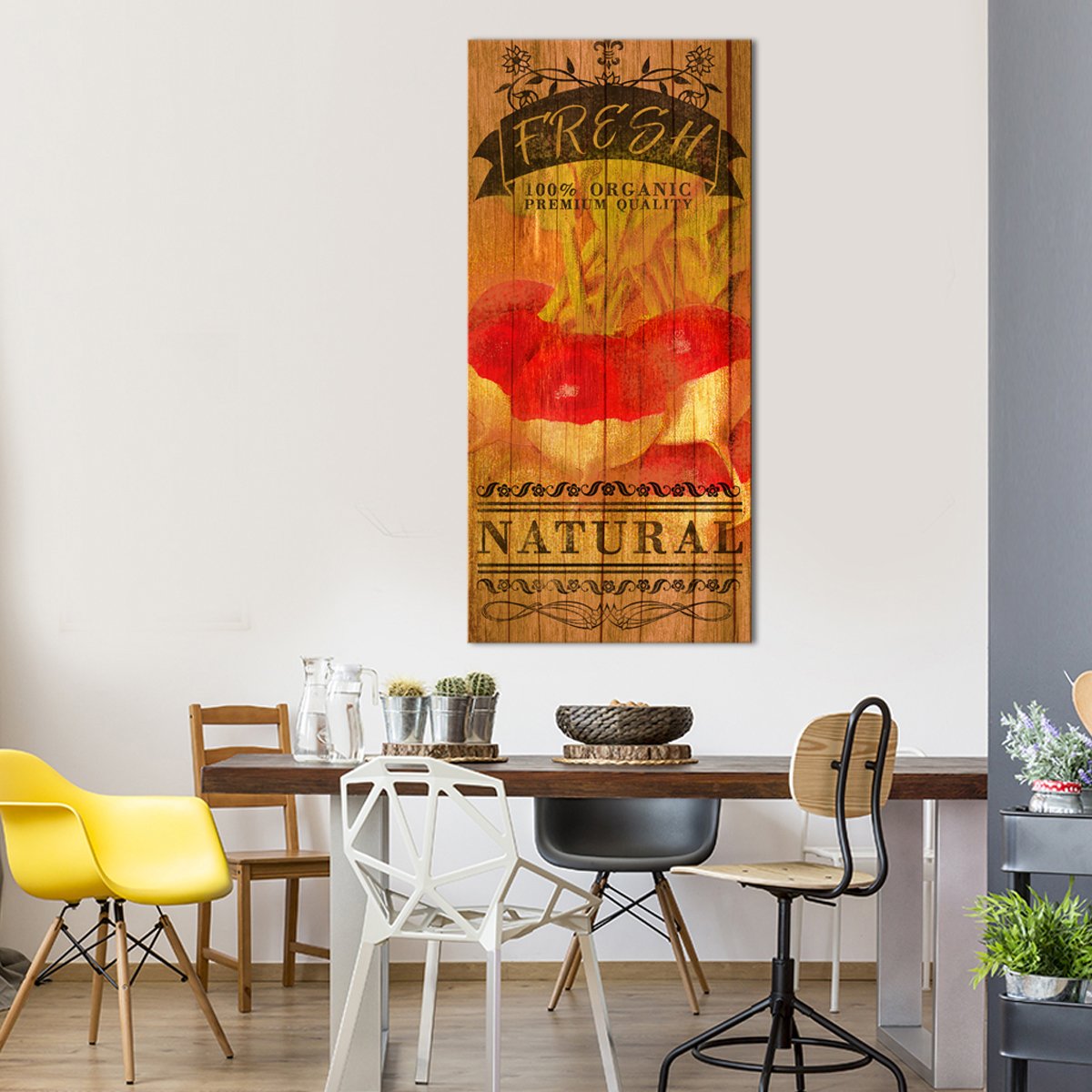 Fresh Radish Multi Panel Canvas Wall Art