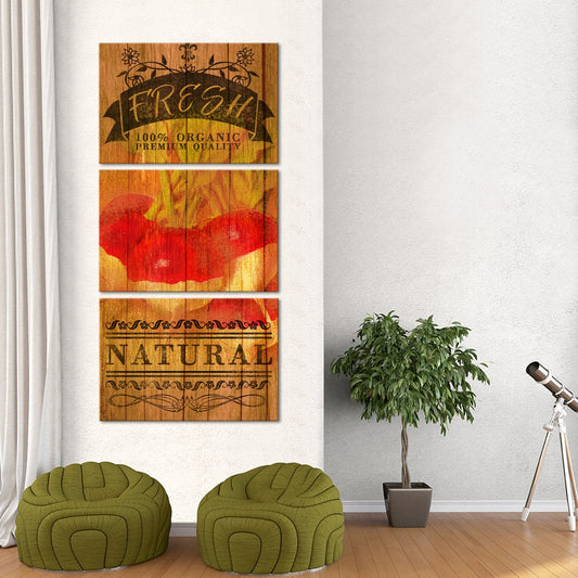 Fresh Radish Multi Panel Canvas Wall Art
