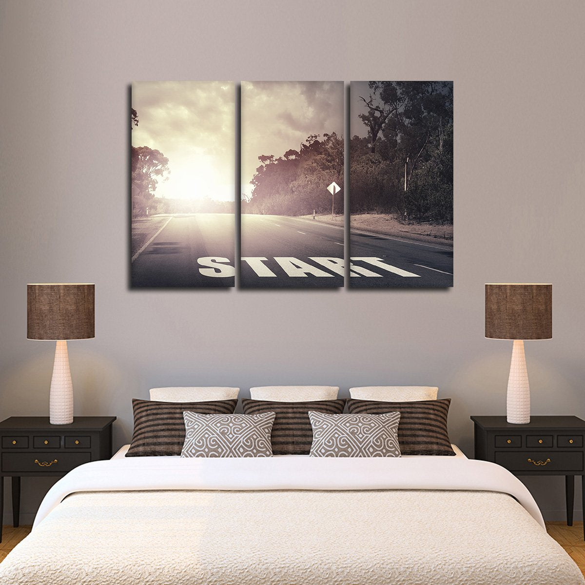 Fresh Start Multi Panel Canvas Wall Art