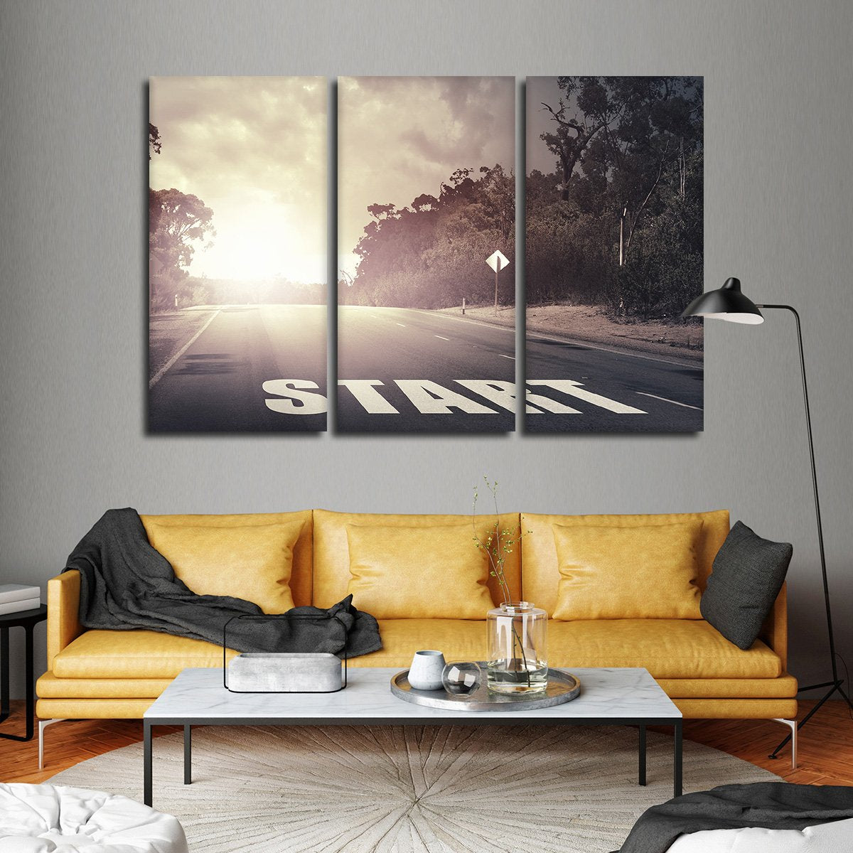 Fresh Start Multi Panel Canvas Wall Art