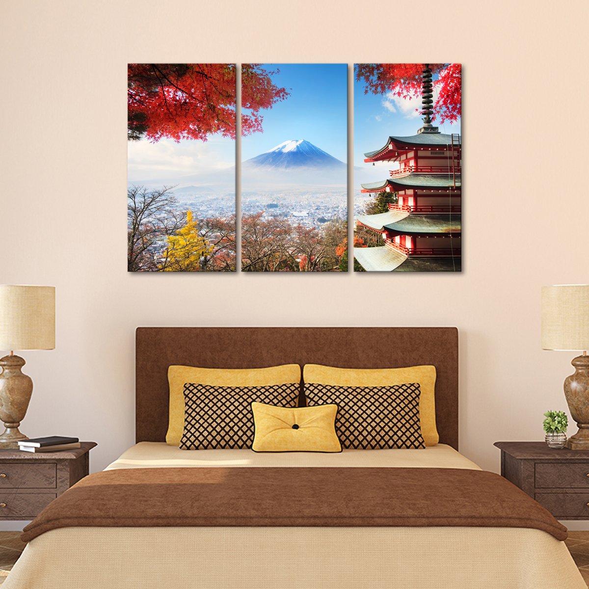 Fuji Multi Panel Canvas Wall Art