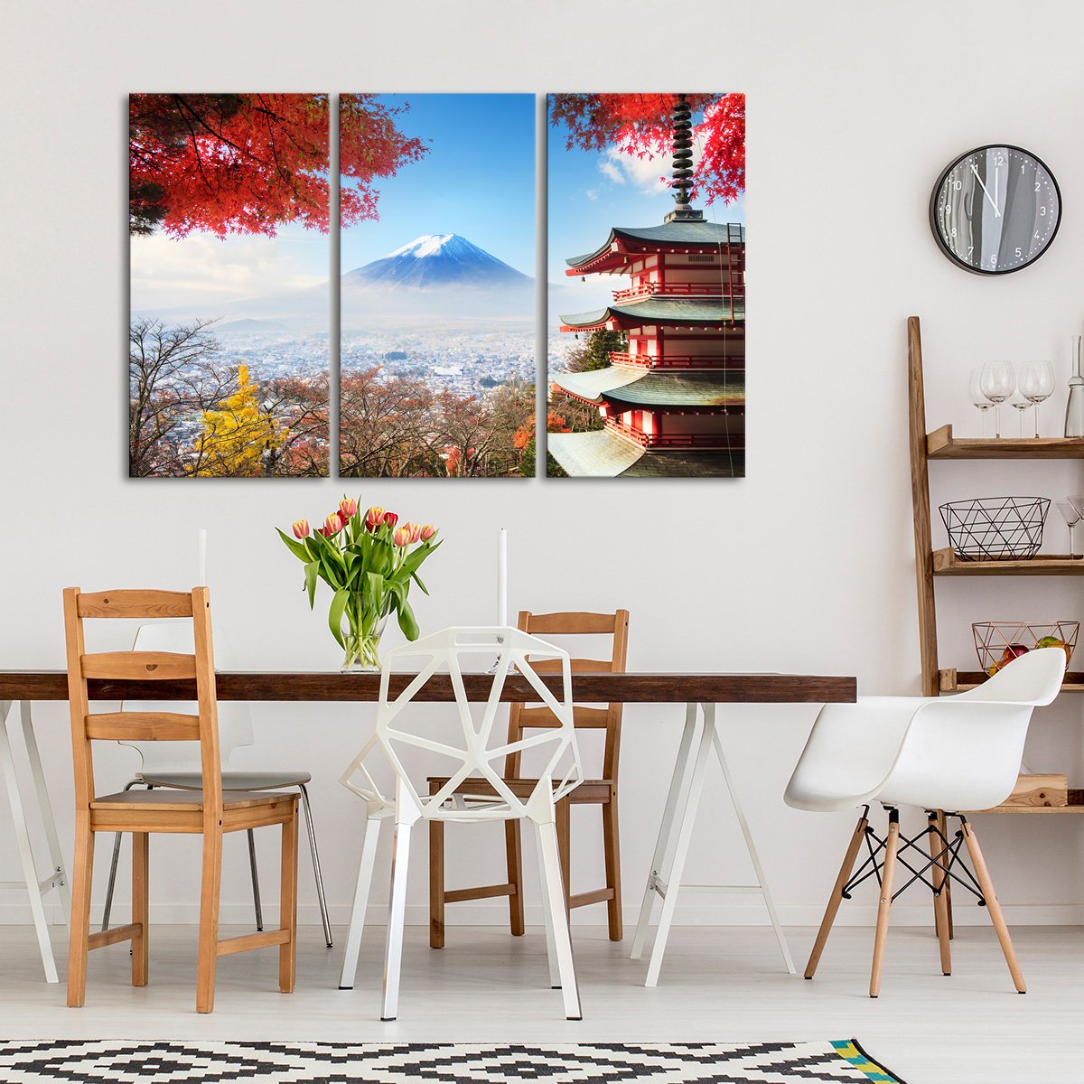 Fuji Multi Panel Canvas Wall Art