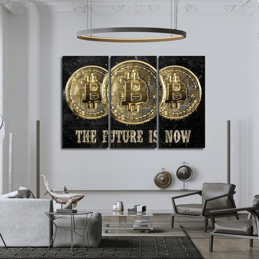 Future Is Now Multi Panel Canvas Wall Art