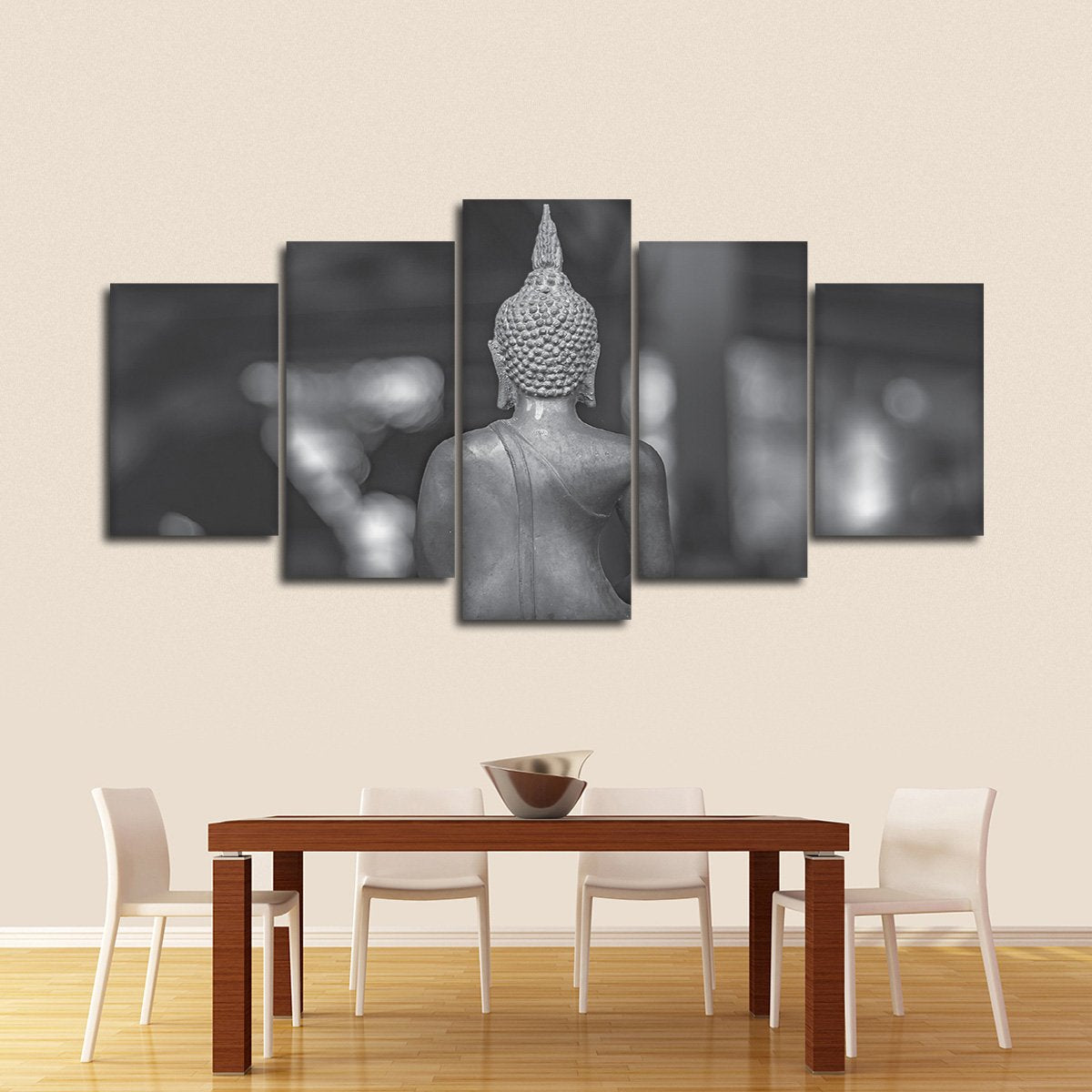 Generosity Buddha Multi Panel Canvas Wall Art