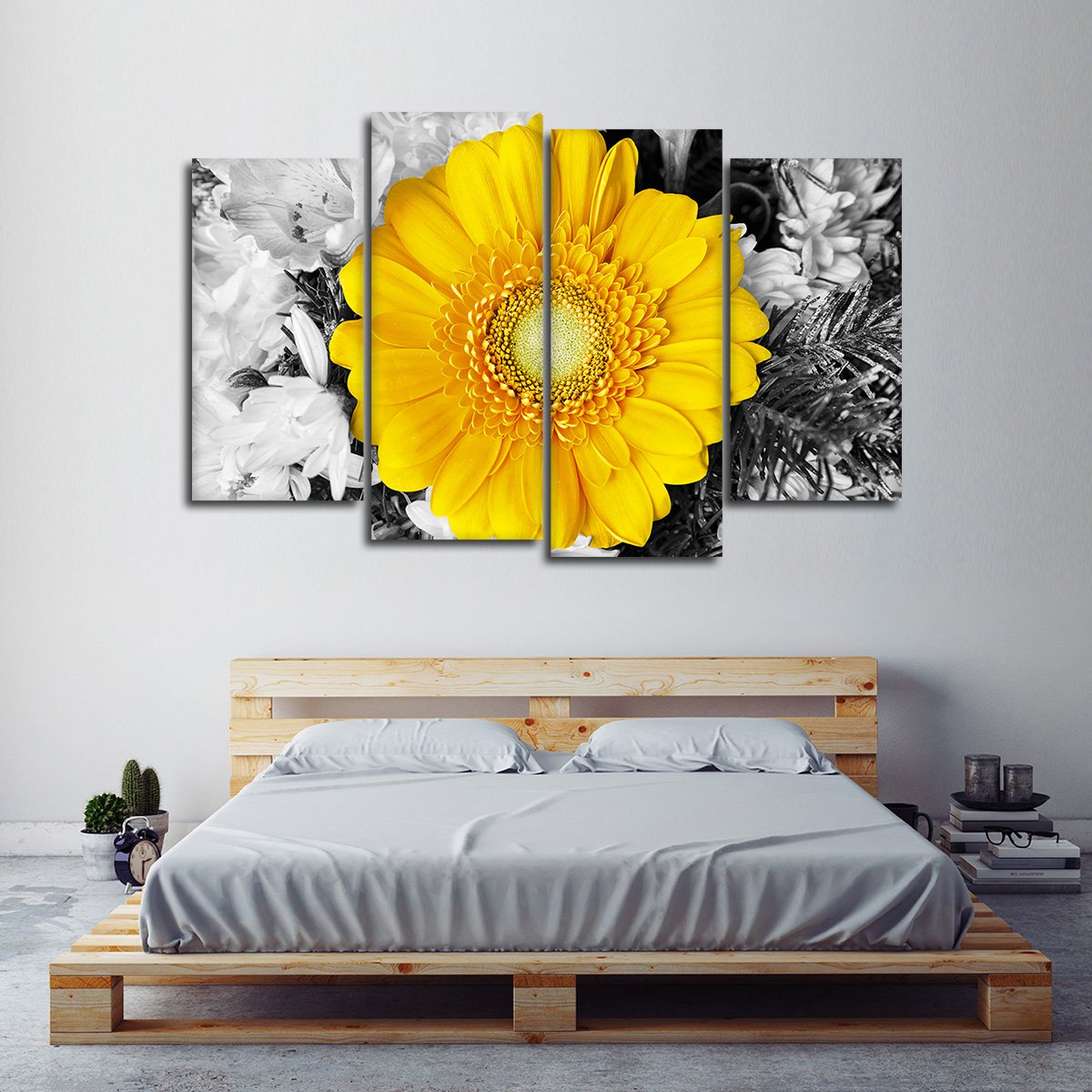 Gerbera Pop Multi Panel Canvas Wall Art