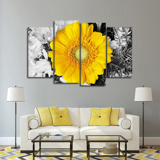 Gerbera Pop Multi Panel Canvas Wall Art