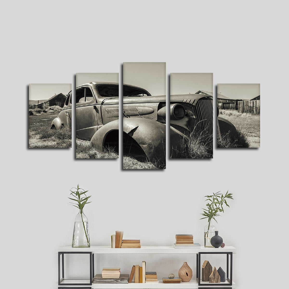 Ghost Town California Multi Panel Canvas Wall Art