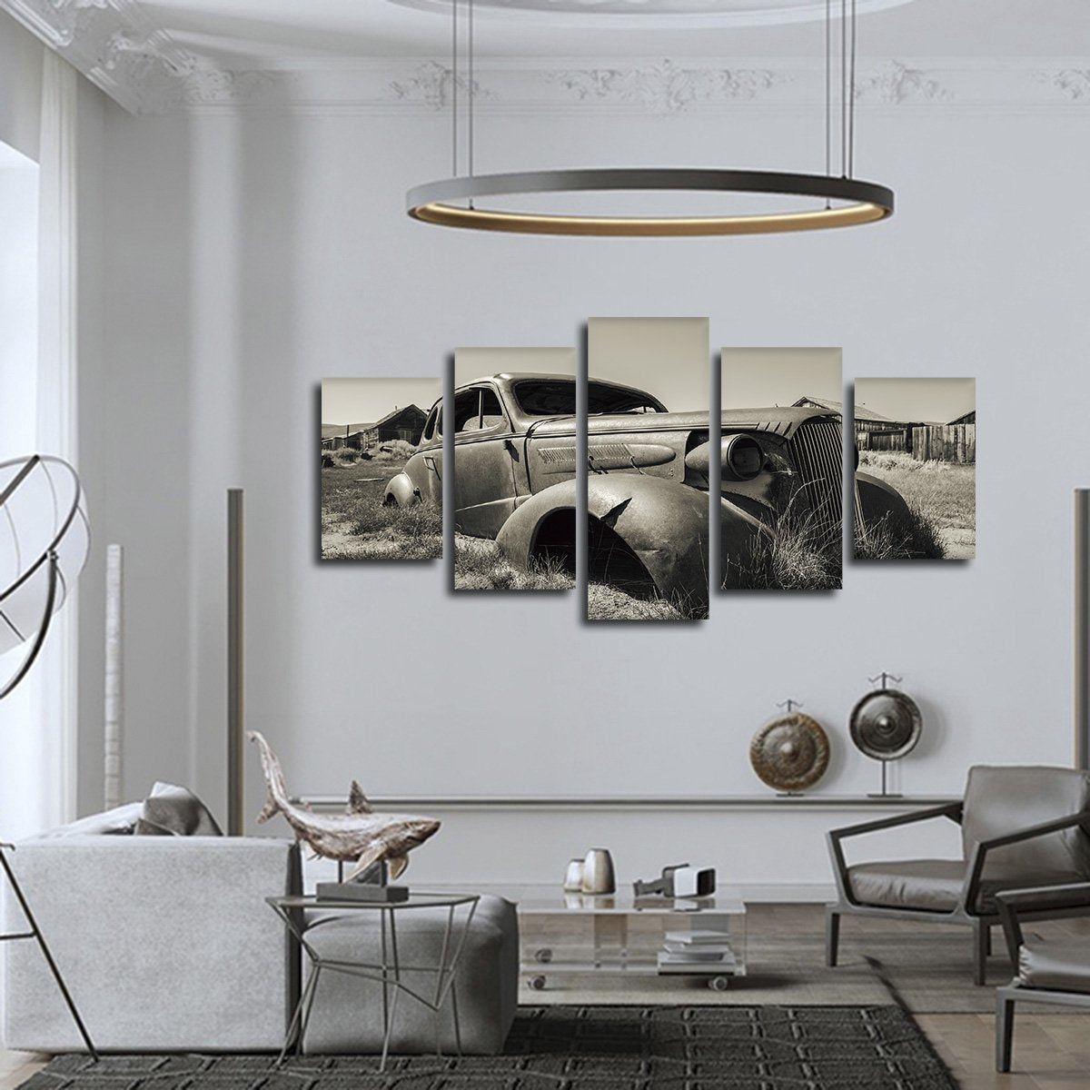 Ghost Town California Multi Panel Canvas Wall Art