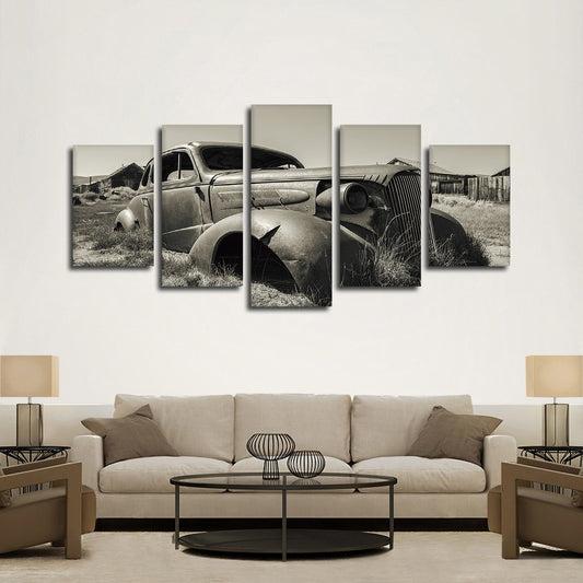 Ghost Town California Multi Panel Canvas Wall Art