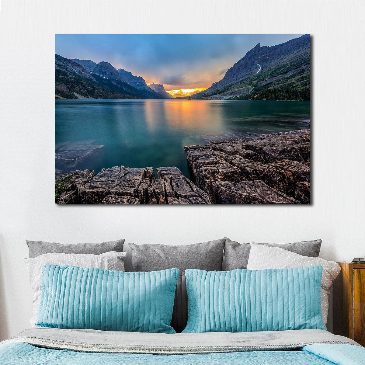 Glacier National Park Multi Panel Canvas Wall Art