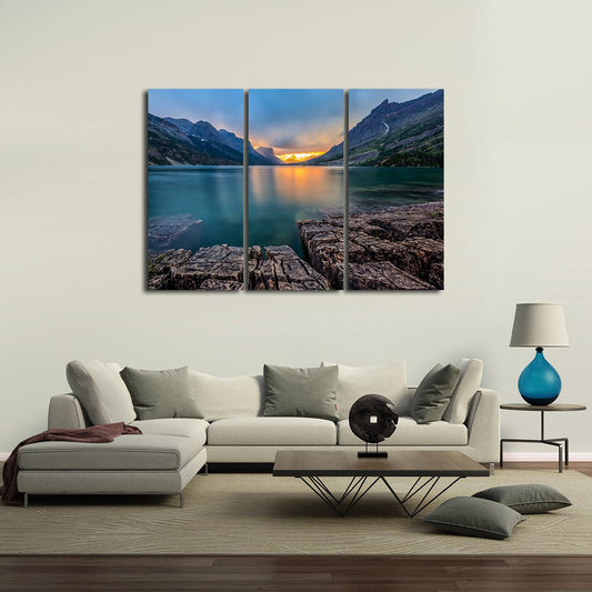 Glacier National Park Multi Panel Canvas Wall Art
