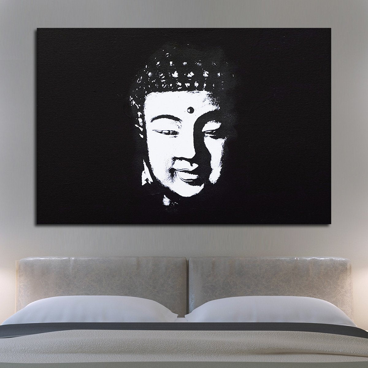 Glimpse Of Buddha Multi Panel Canvas Wall Art