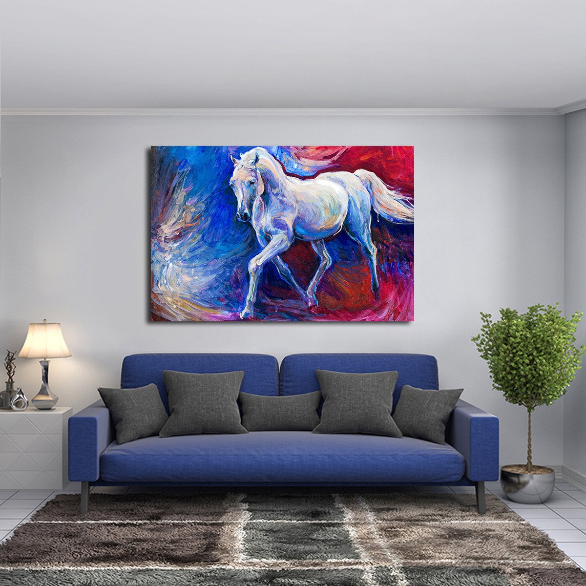 Glory Horse Multi Panel Canvas Wall Art