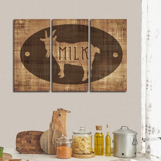 Goat Milk Multi Panel Canvas Wall Art
