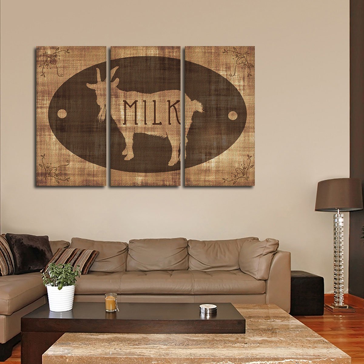 Goat Milk Multi Panel Canvas Wall Art