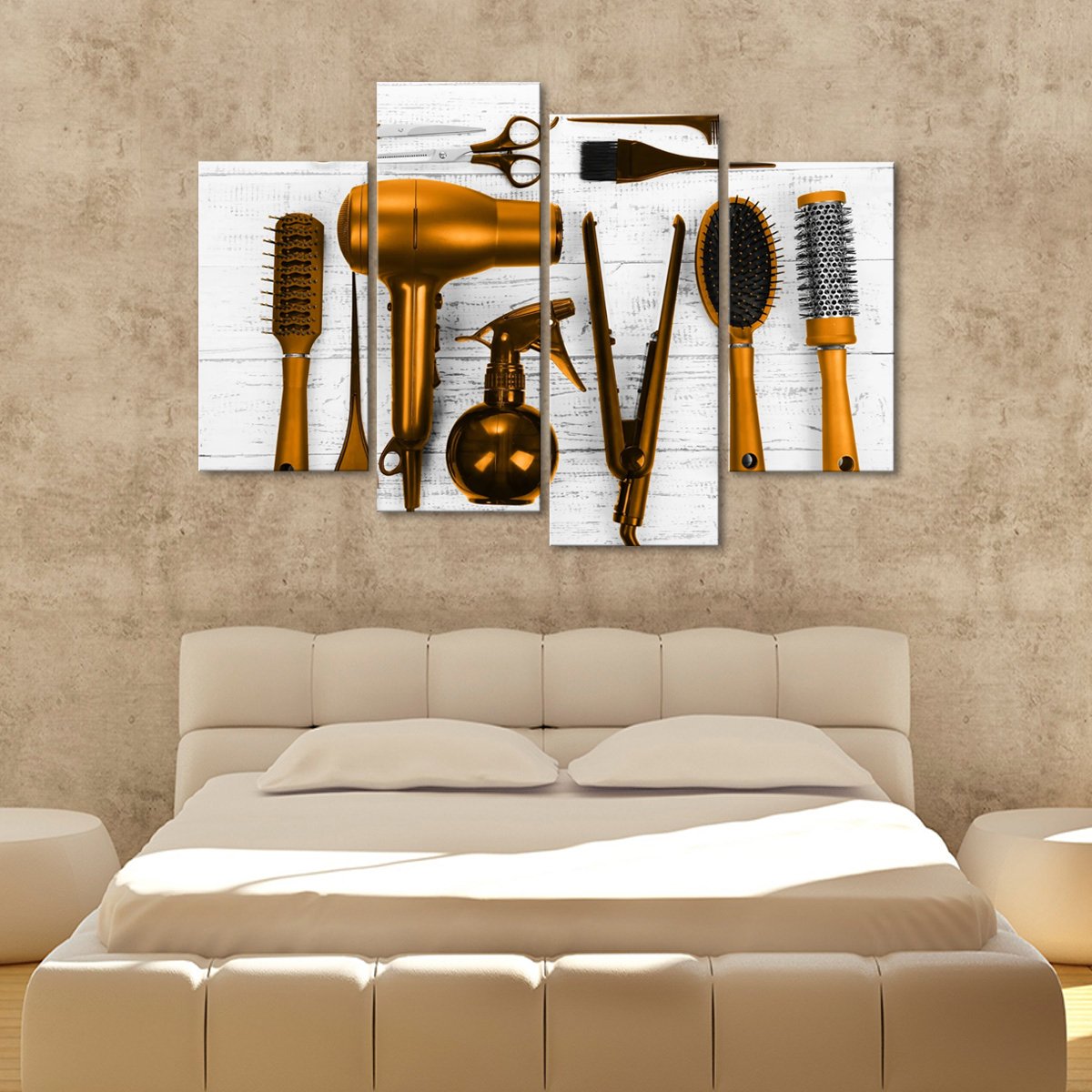 Golden Cut Multi Panel Canvas Wall Art
