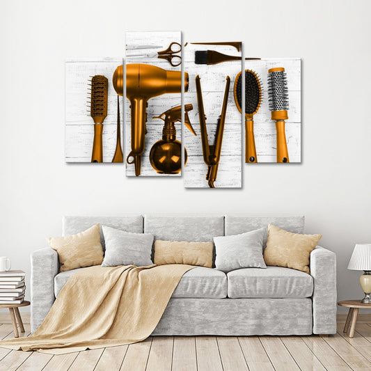 Golden Cut Multi Panel Canvas Wall Art