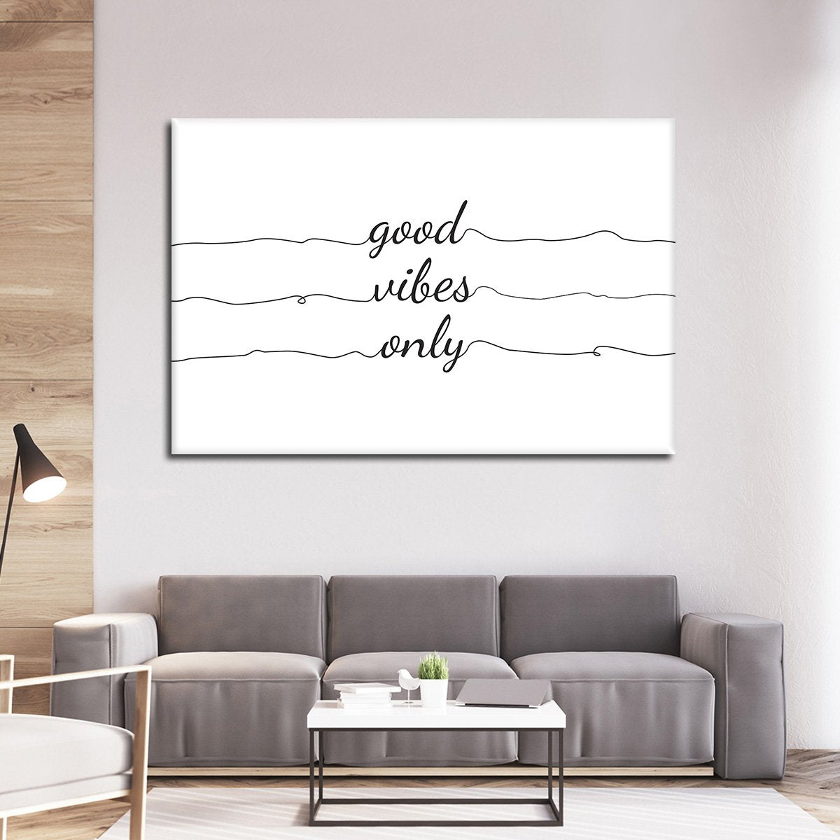 Good Vibes Only Multi Panel Canvas Wall Art