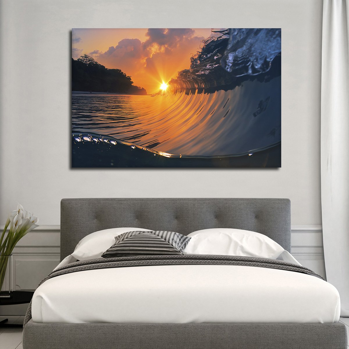 Good Vibes On The Tides Multi Panel Canvas Wall Art