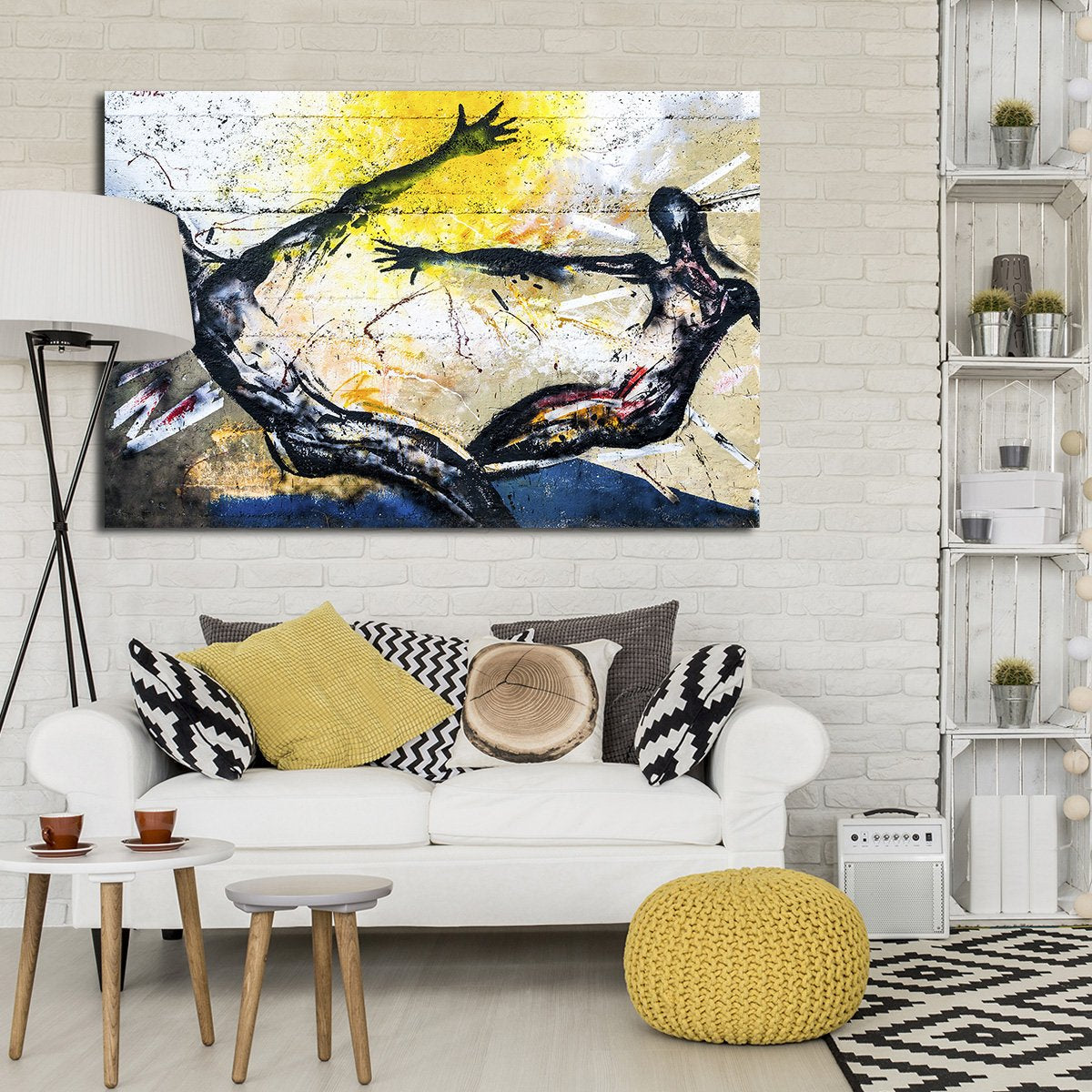 Graffiti Souls Multi Panel Canvas Wall Art