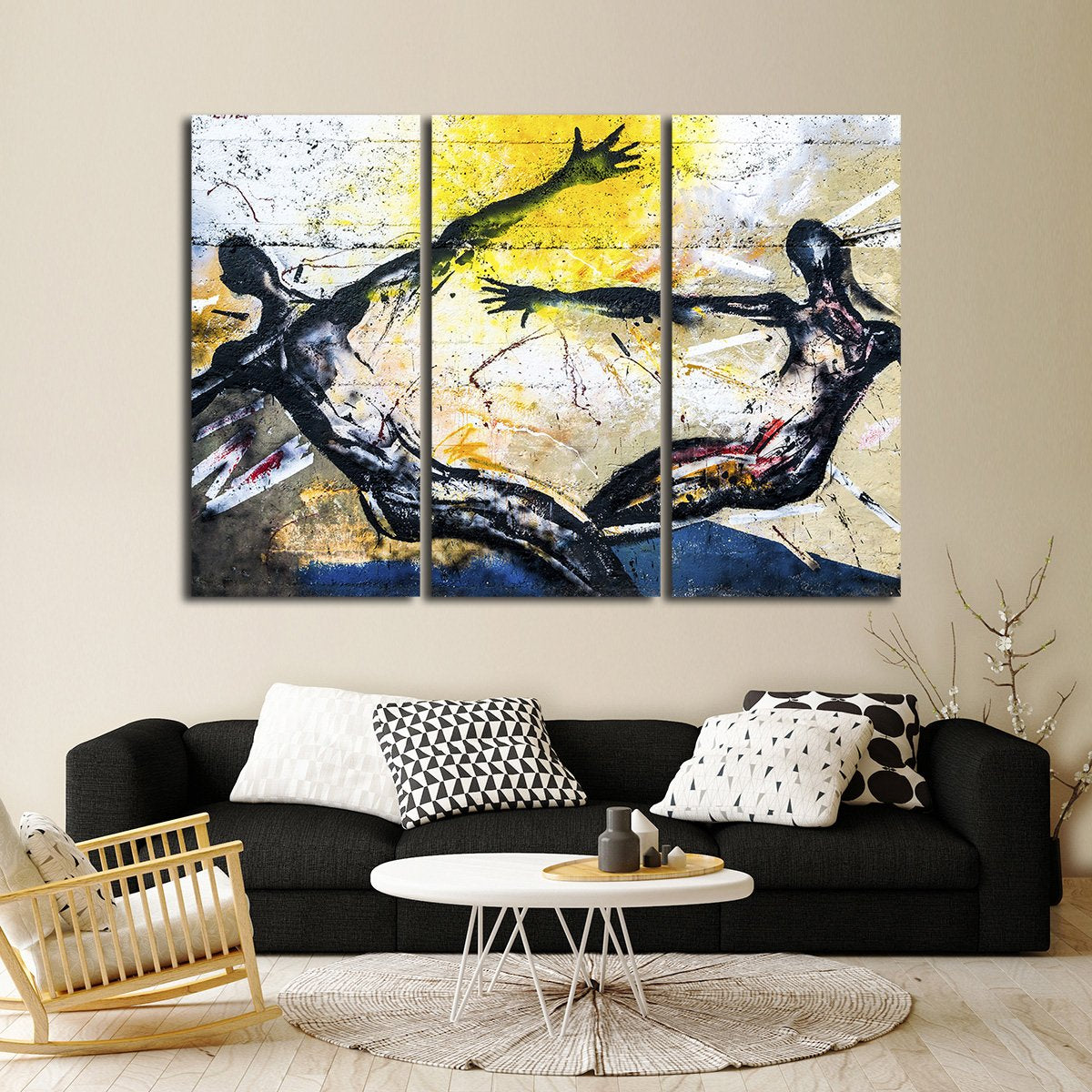 Graffiti Souls Multi Panel Canvas Wall Art