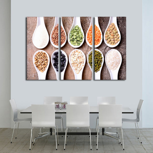 Grains Multi Panel Canvas Wall Art
