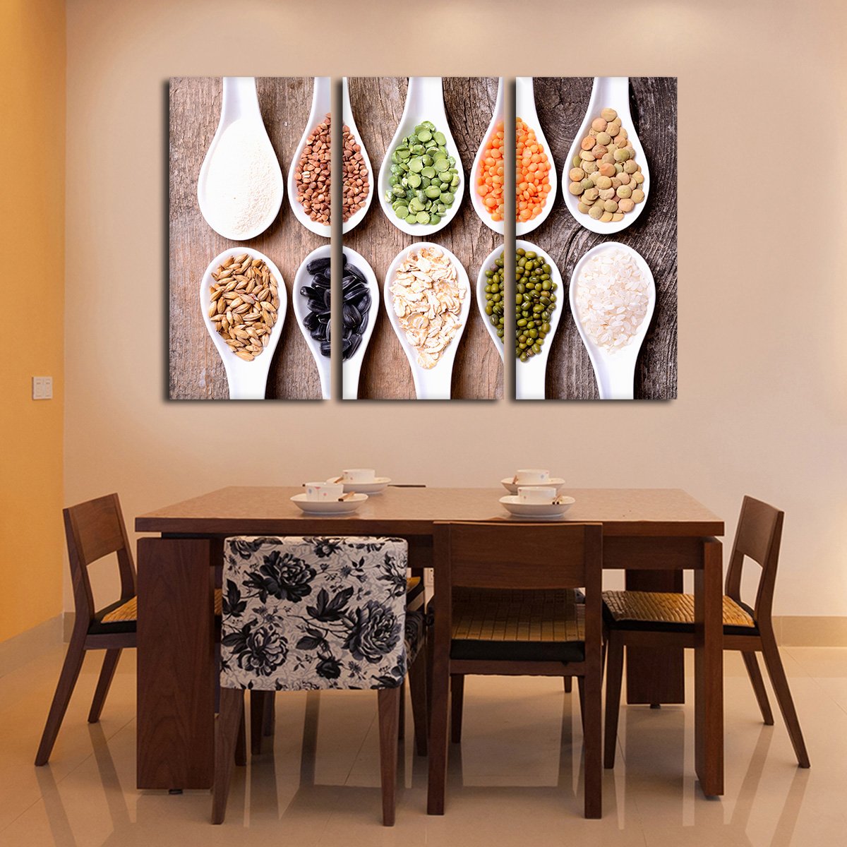 Grains Multi Panel Canvas Wall Art