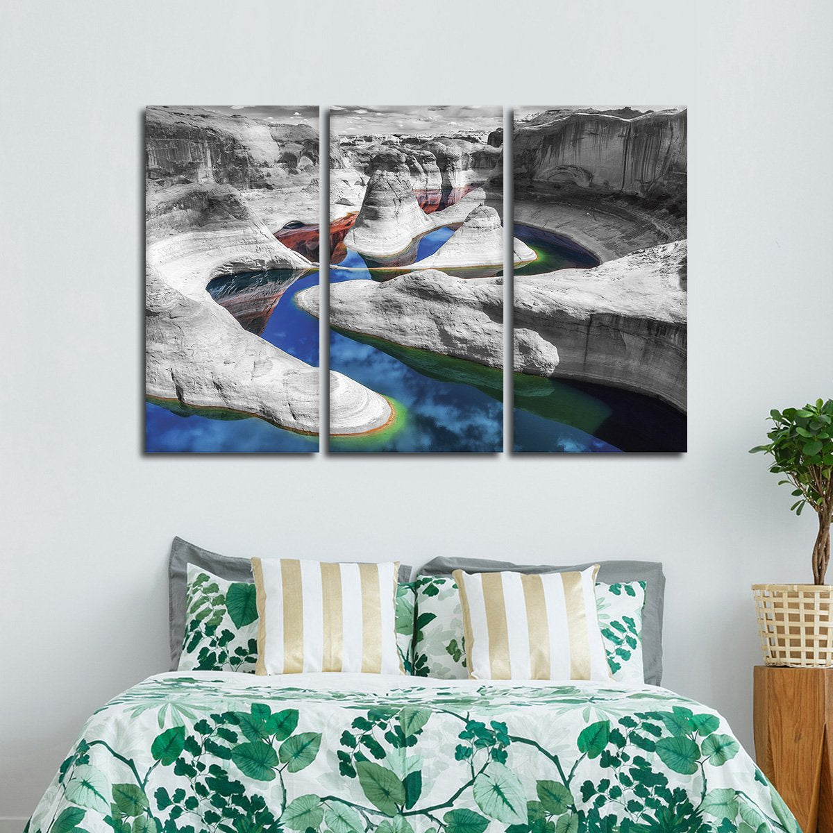 Grand Canyon River Pop Multi Panel Canvas Wall Art