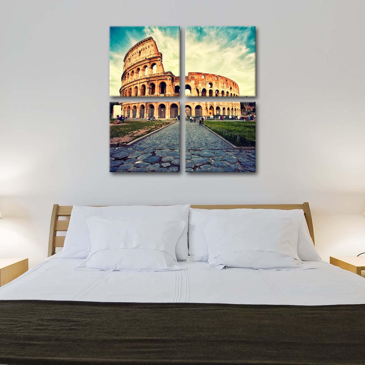 Great Colosseum Multi Panel Canvas Wall Art