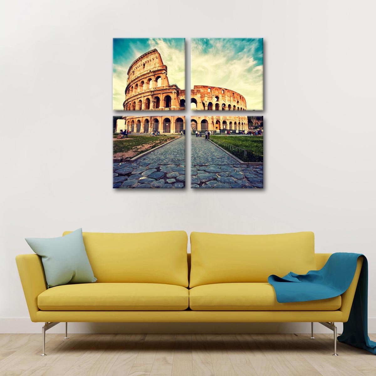 Great Colosseum Multi Panel Canvas Wall Art