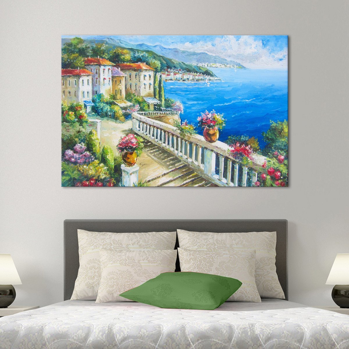 Greece Multi Panel Canvas Wall Art