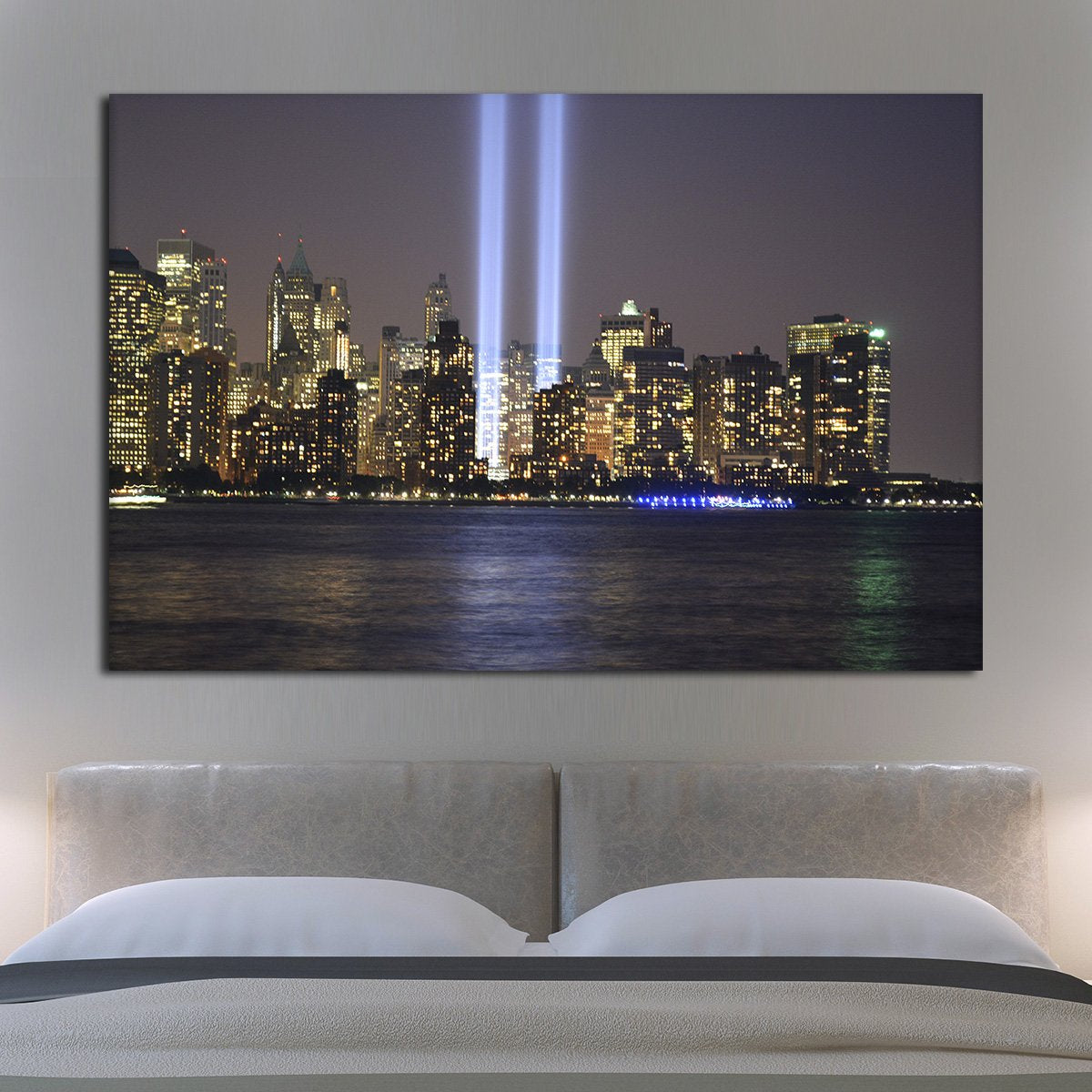 Ground Zero Lights Multi Panel Canvas Wall Art
