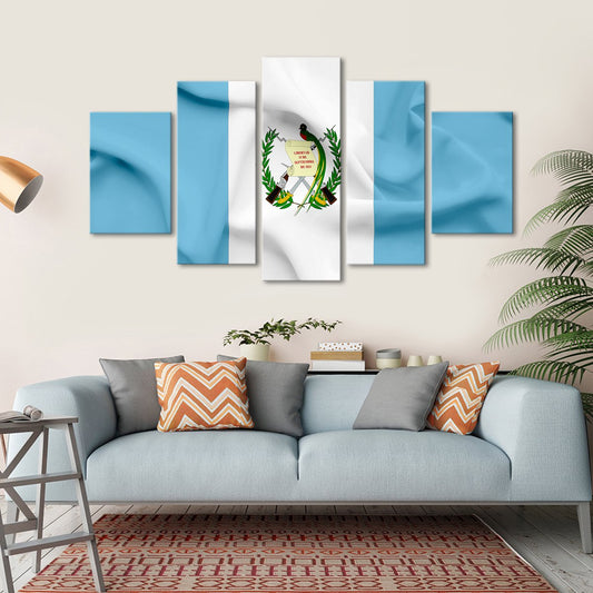 Guatemala Flag Multi Panel Canvas Wall Art