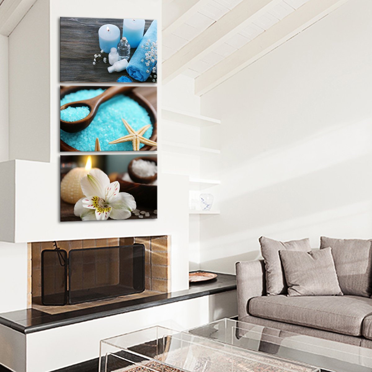 Spa Day Multi Panel Canvas Wall Art