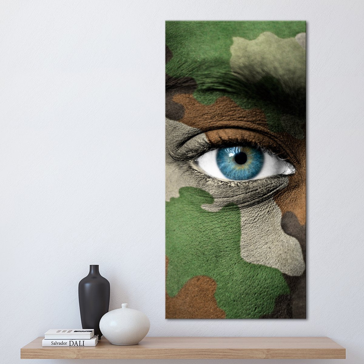 Camouflage Eye Multi Panel Canvas Wall Art