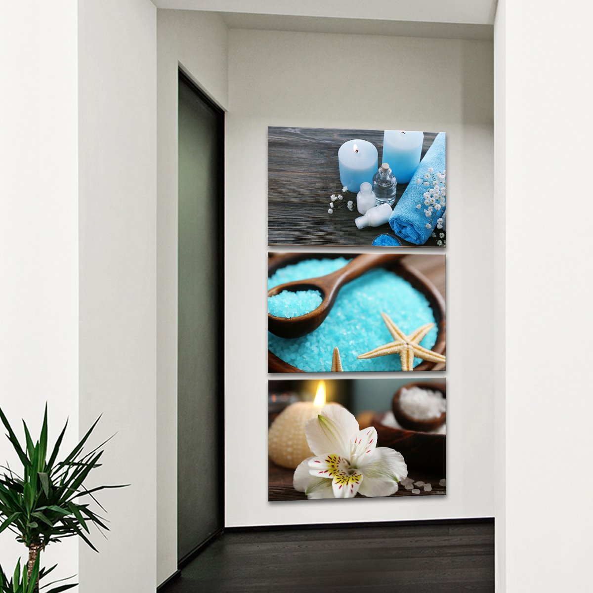 Spa Day Multi Panel Canvas Wall Art