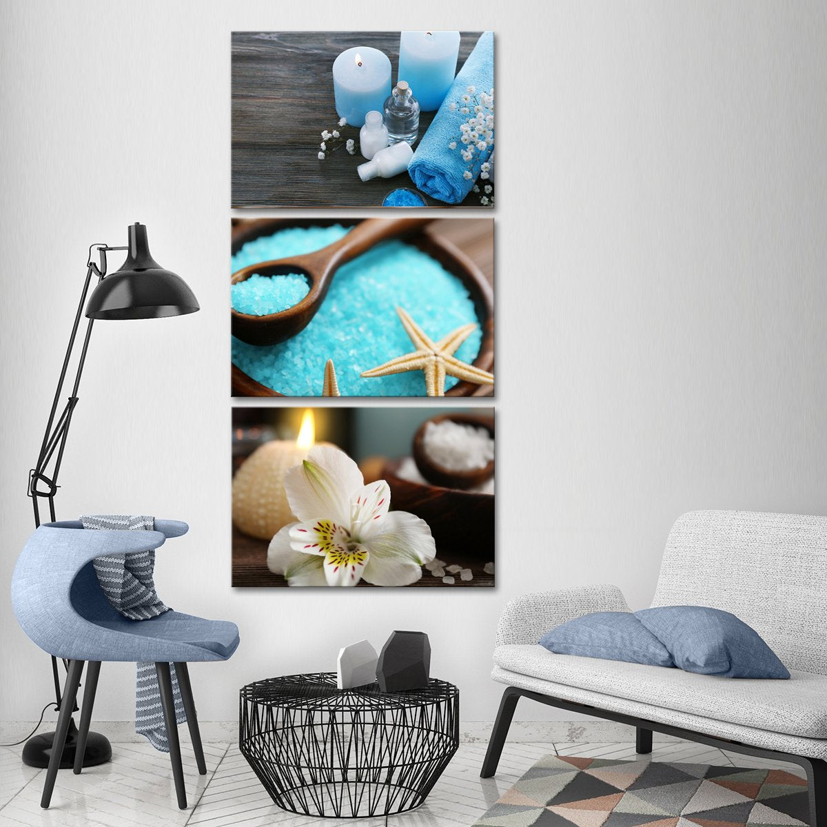 Spa Day Multi Panel Canvas Wall Art