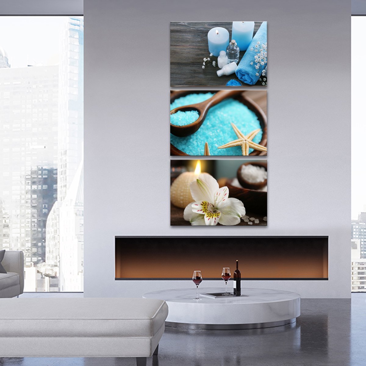 Spa Day Multi Panel Canvas Wall Art