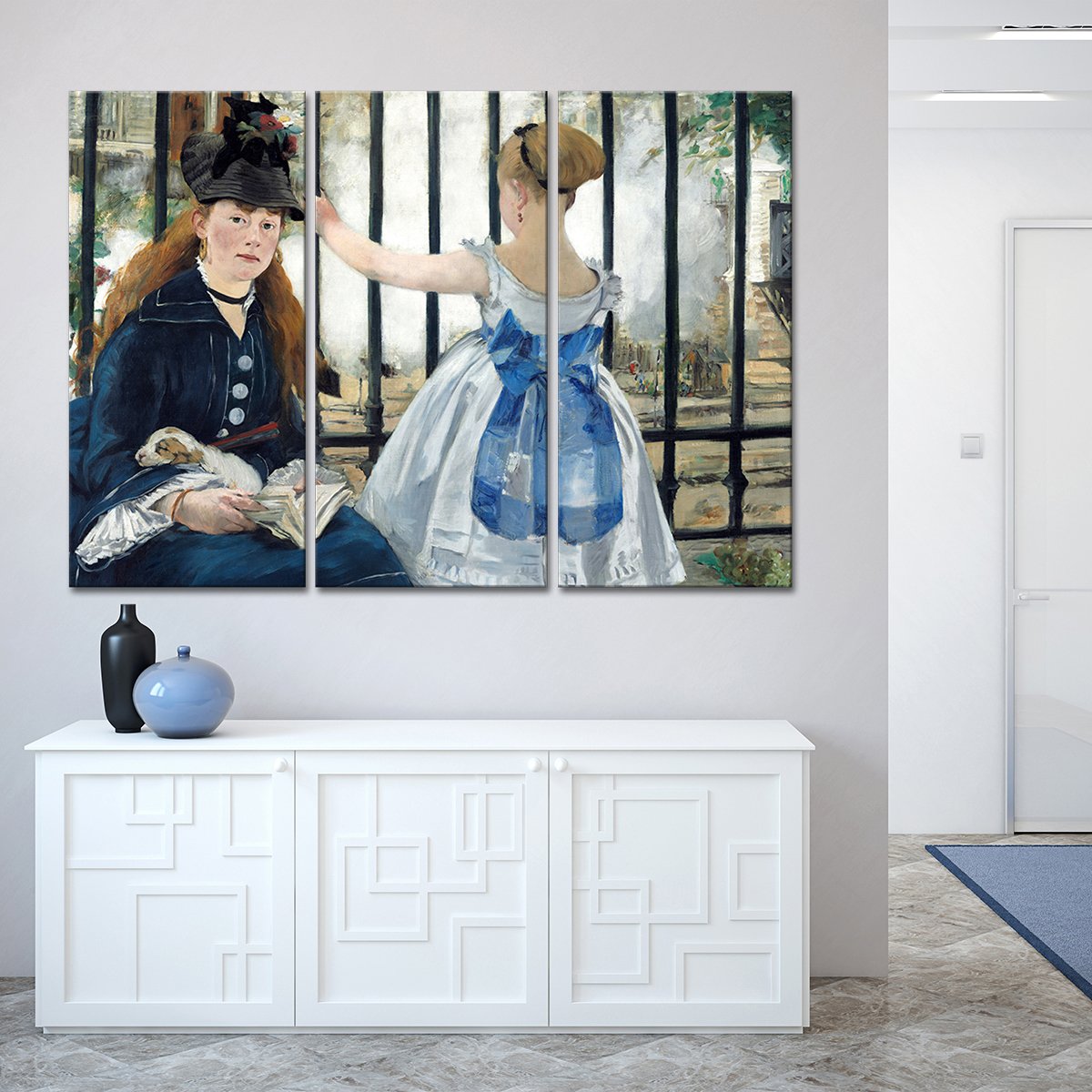 The Railway Multi Panel Canvas Wall Art