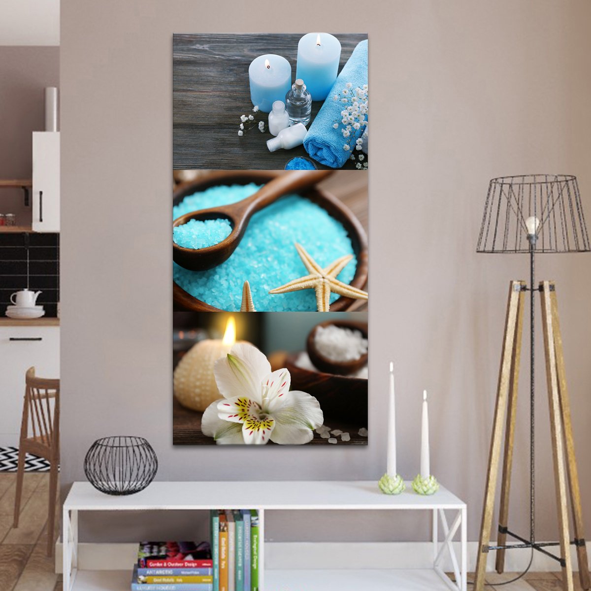 Spa Day Multi Panel Canvas Wall Art
