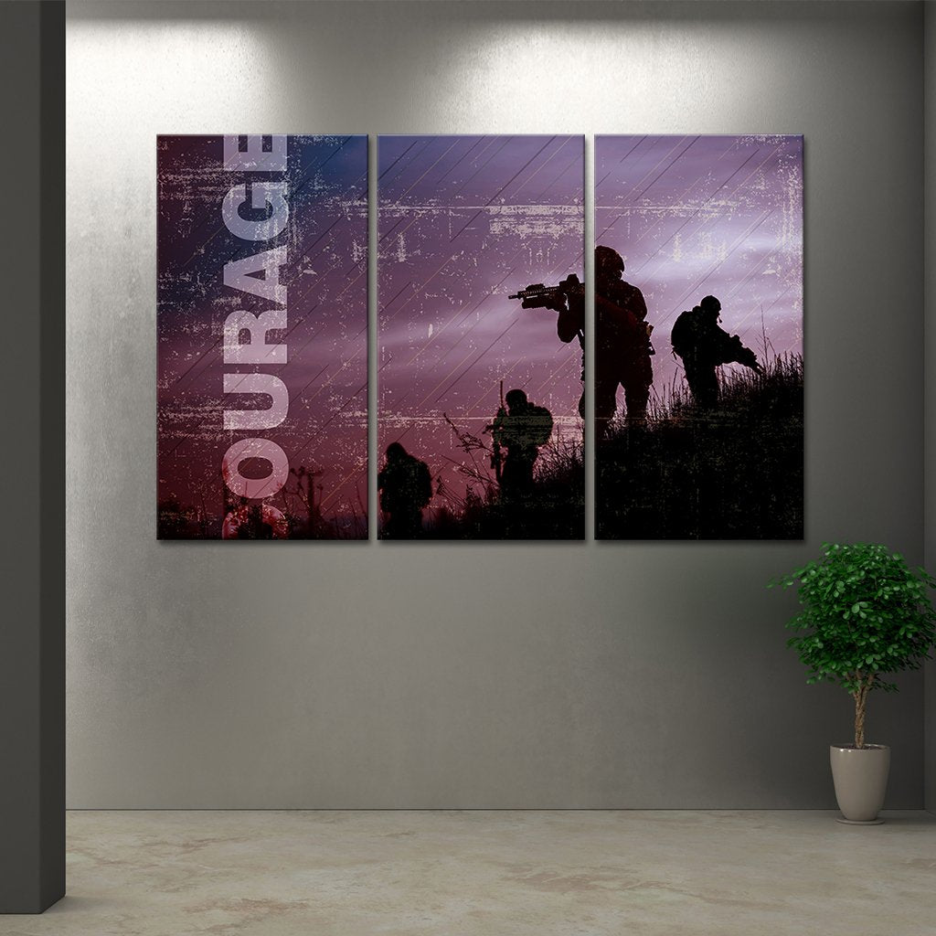 Courage Multi Panel Canvas Wall Art