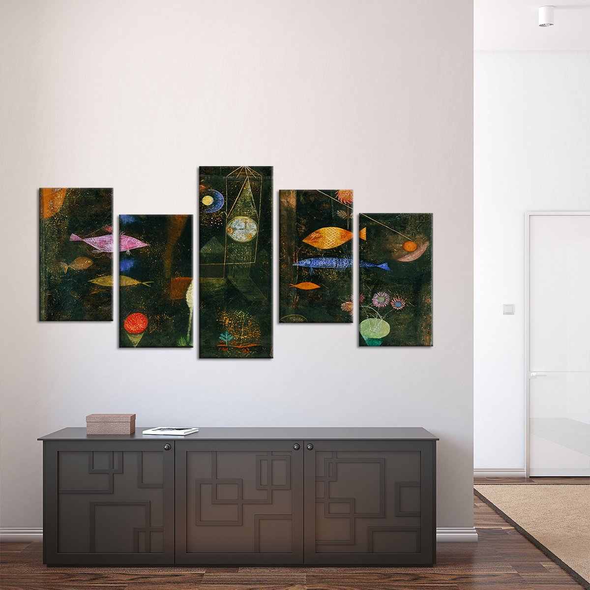 Fish Magic Multi Panel Canvas Wall Art