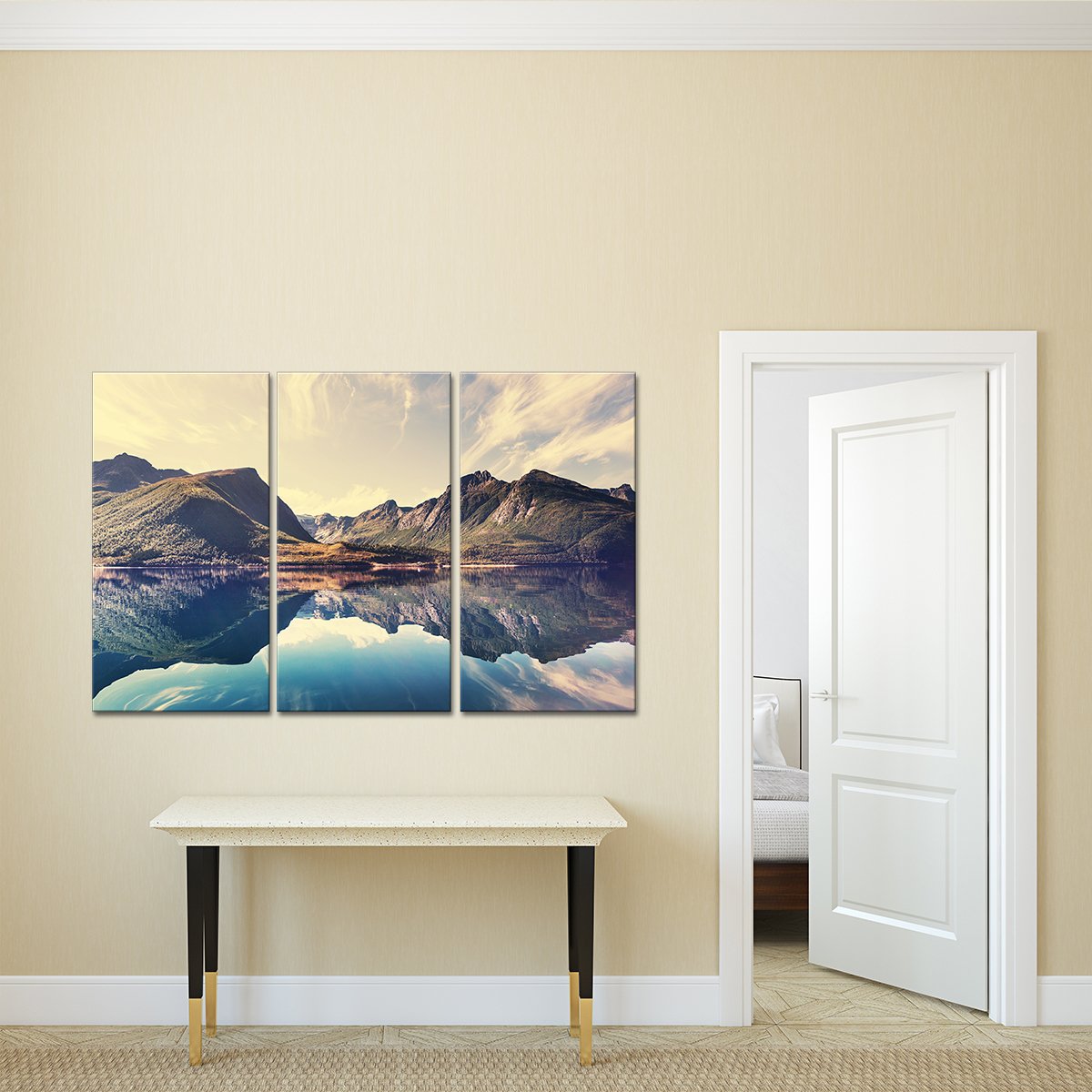 Crater Lake Multi Panel Canvas Wall Art